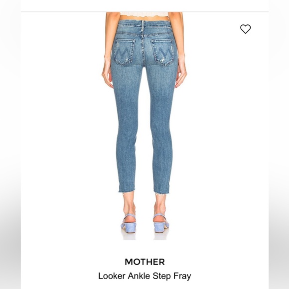 MOTHER The Looker Ankle Step Fray Size 24 Color Where’s the Smoke. - Picture 2 of 10